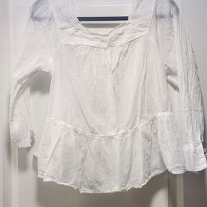 American Eagle Outfitters White Blouse